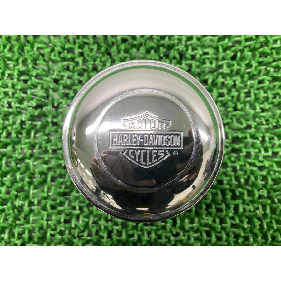 タンクキャップ 61100053 ハーレー 純正 中古 バイク 部品 鍵無し 修復