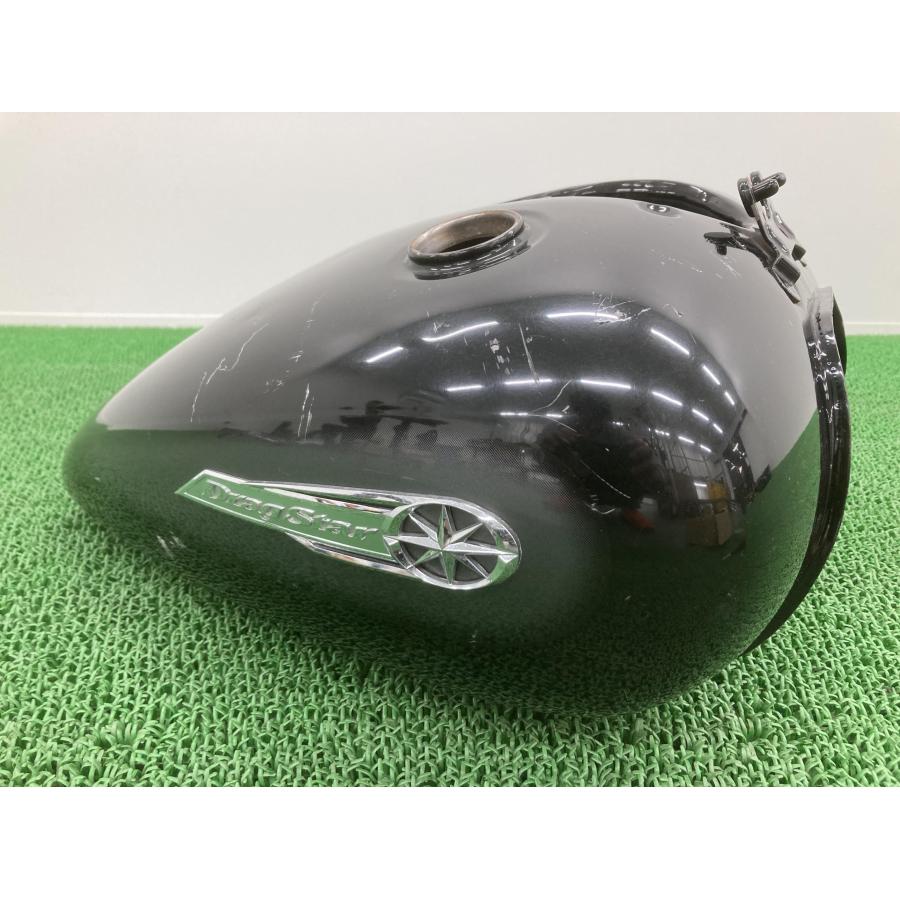 002）ドラッグスター400 VH01J 取り外し 純正タンク 凹みなし 黒 002