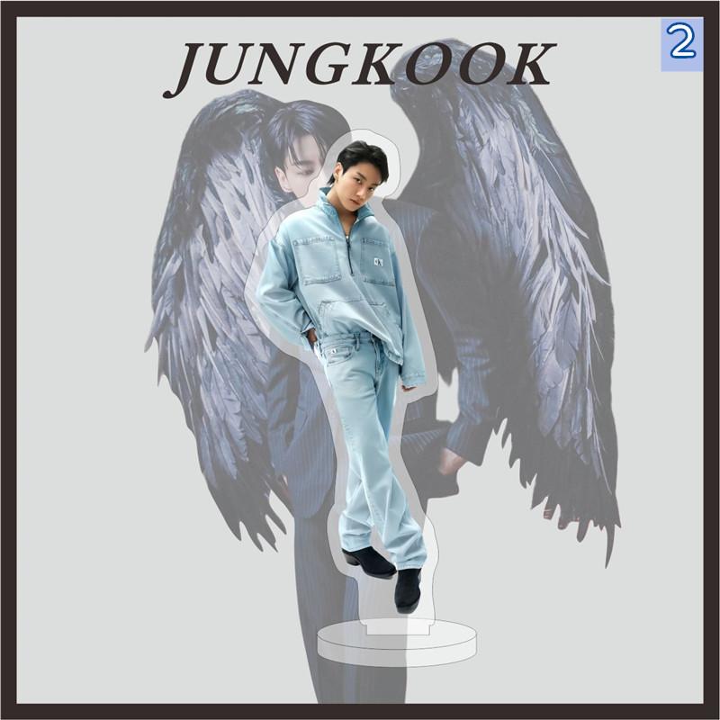 2番目半額 Jung Kookグッズ アクリルスタンド CK グク 防弾少年団 写真