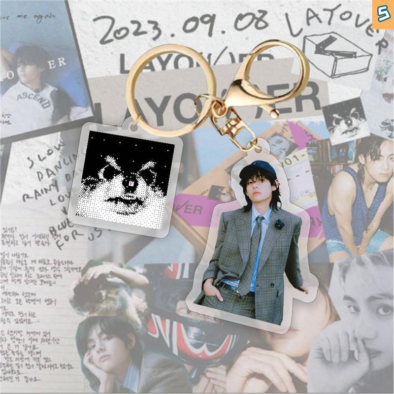 2番目半額 Vグッズ テヒョン 防弾少年団 BTS バンタン キーリング