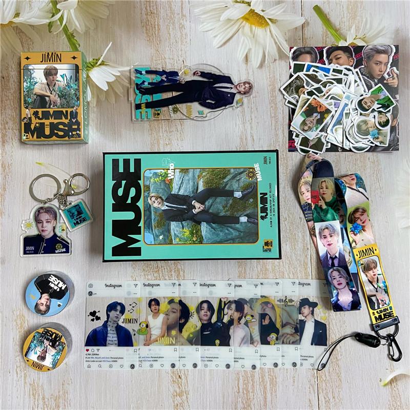 JIMINグッズ ギフトボックス フォトカード MUSE テープ セット BTS