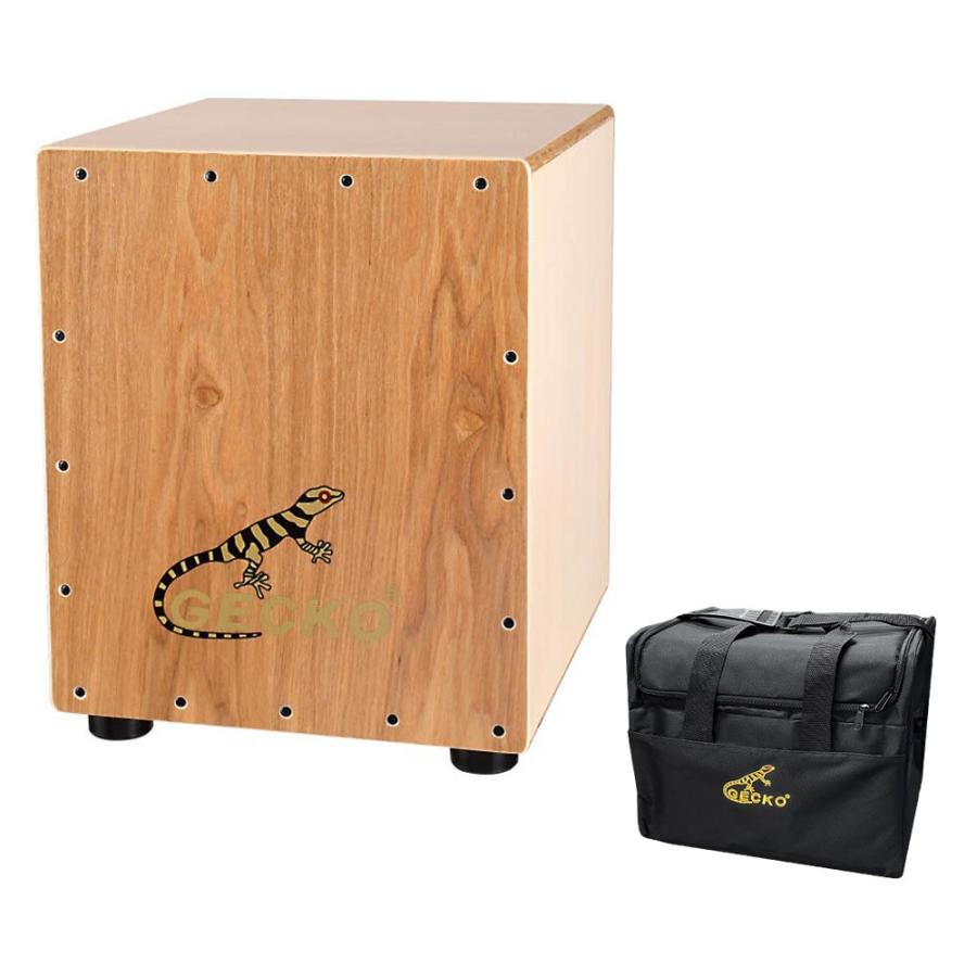 GECKO カホン Cajon ハンドドラム ローサイズ 子供 女性 打楽器 木製