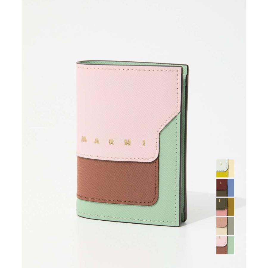 MARNI（マルニ） MARNI BIFOLD W/COIN PURSE サフィアーノレザー 二