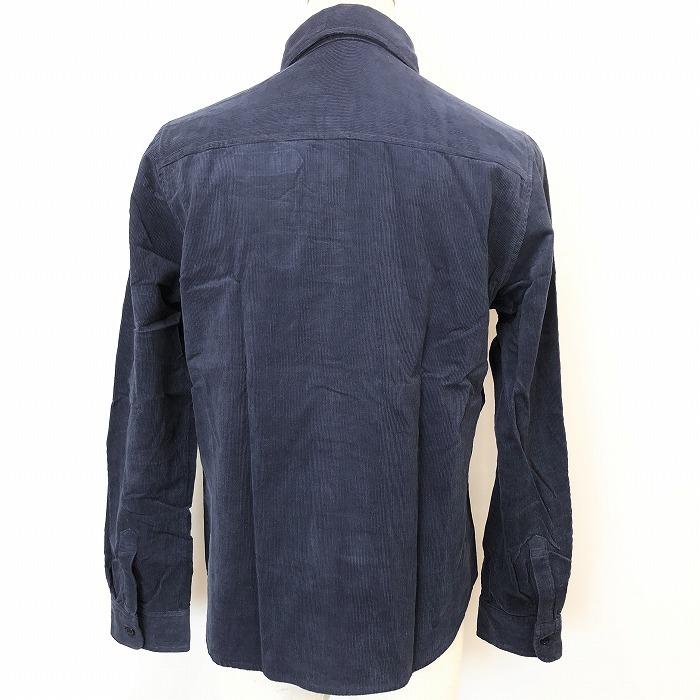 RILY コーデュロイシャツ ブルー Mサイズ RILY コーデュロイシャツ