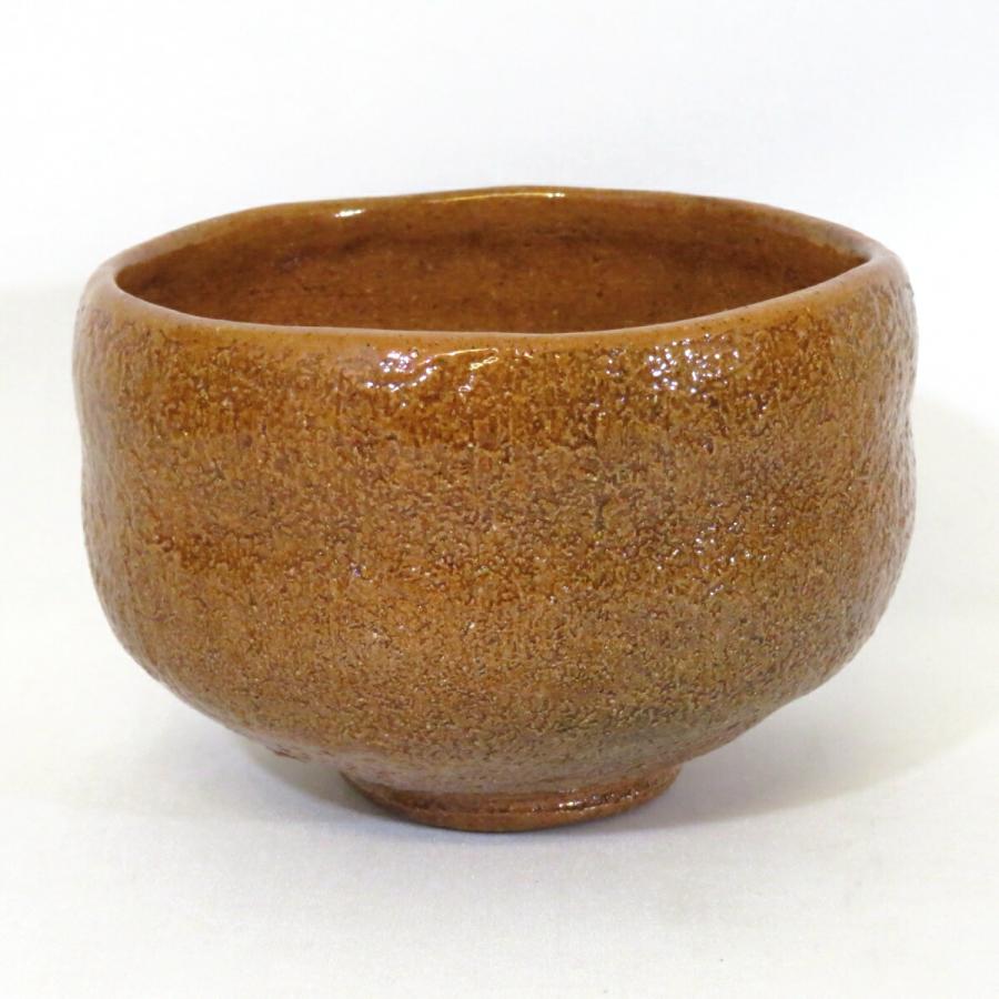 高級茶道具】石川県 九代 大樋長左衛門作 飴釉 茶碗 大樋焼 飴楽