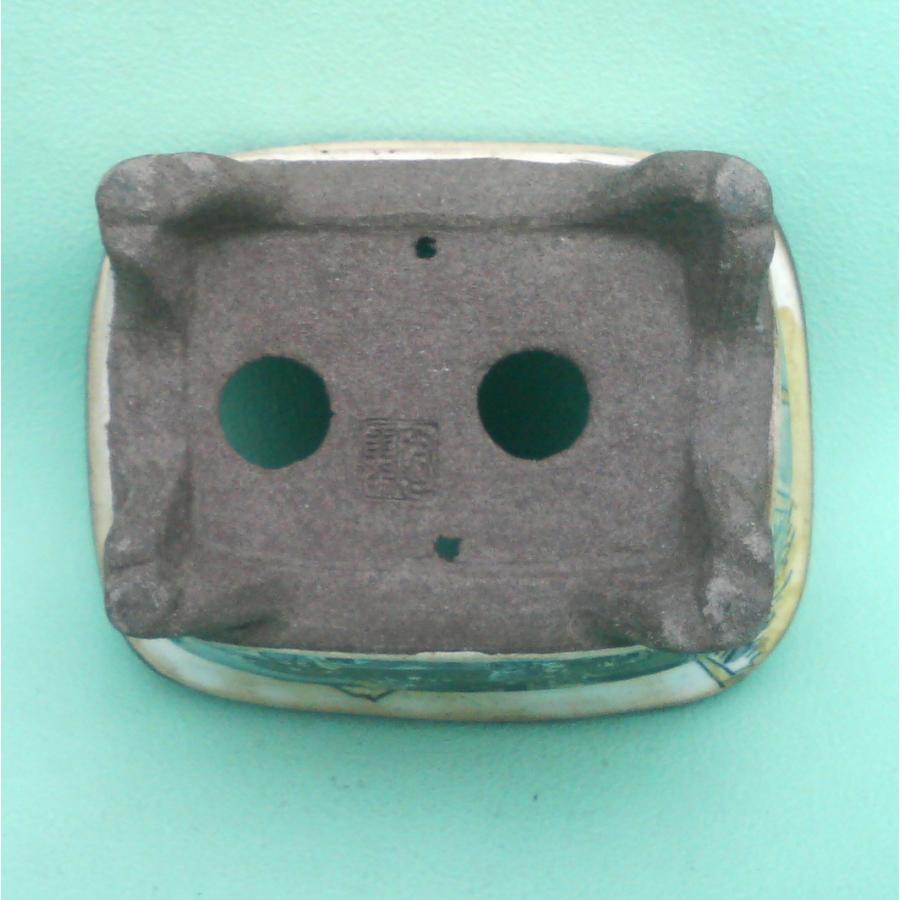 植木鉢 陶翠窯 エン付長角足付3号盆栽鉢 : ヤマコー畑岡幸助商店