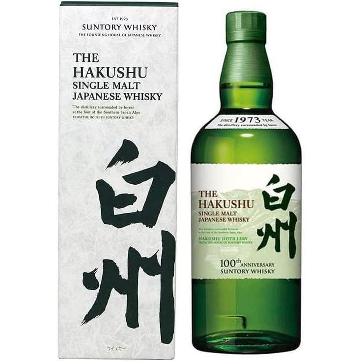 サントリーウイスキーシングルモルト白州 100周年記念ラベル 箱付き