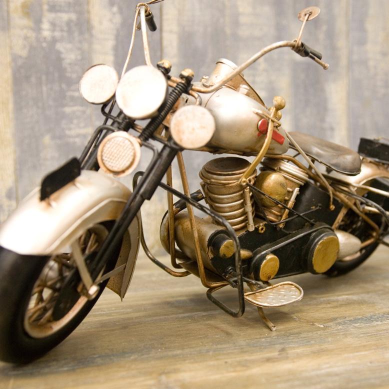 ブリキ おもちゃ 置き物 バイク インテリア オブジェ レトロ