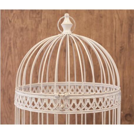 鳥かご 鳥篭 鳥籠 鳥カゴ 白 ホワイト アンティーク調 レトロ