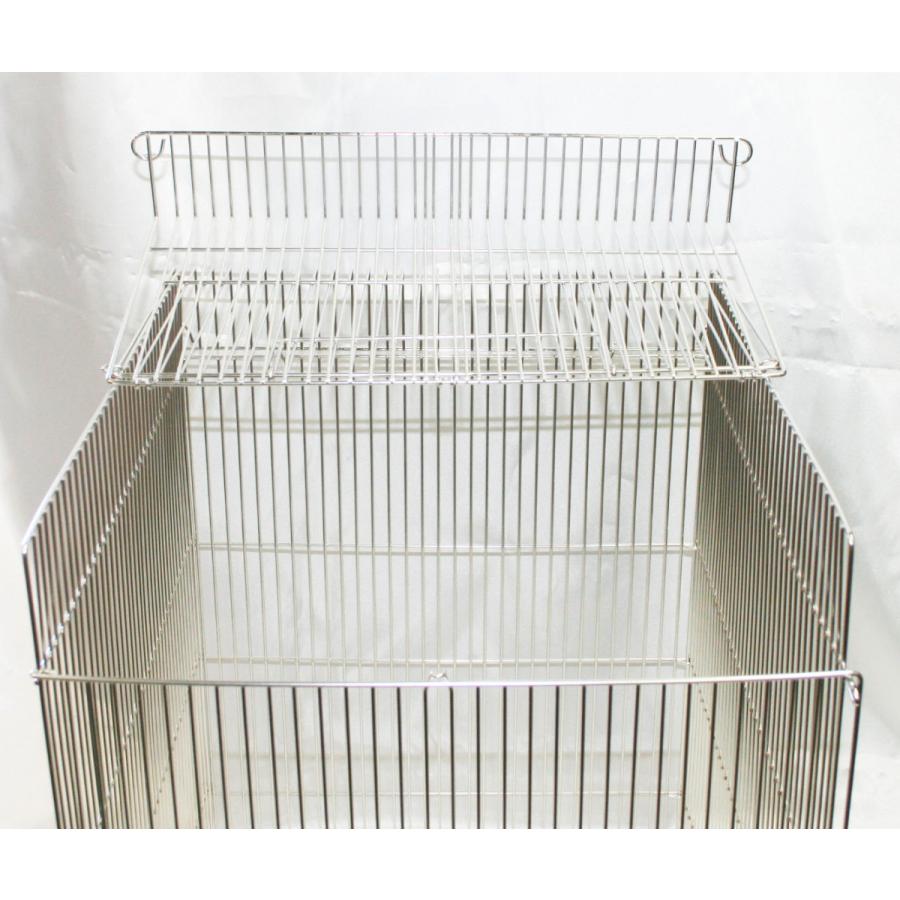 HOEI 35手のり ステンレス ブラウン底（鳥かご・ケージ） : うさうさ