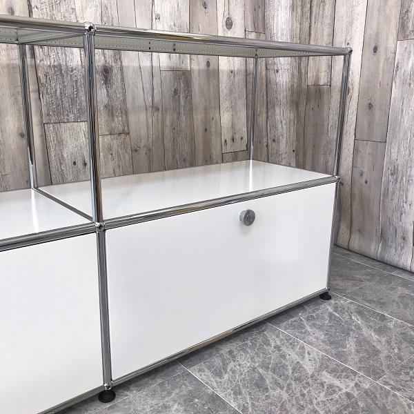 USM USM Haller ハラーシステム 2列2段キャビネット 上段：オープン