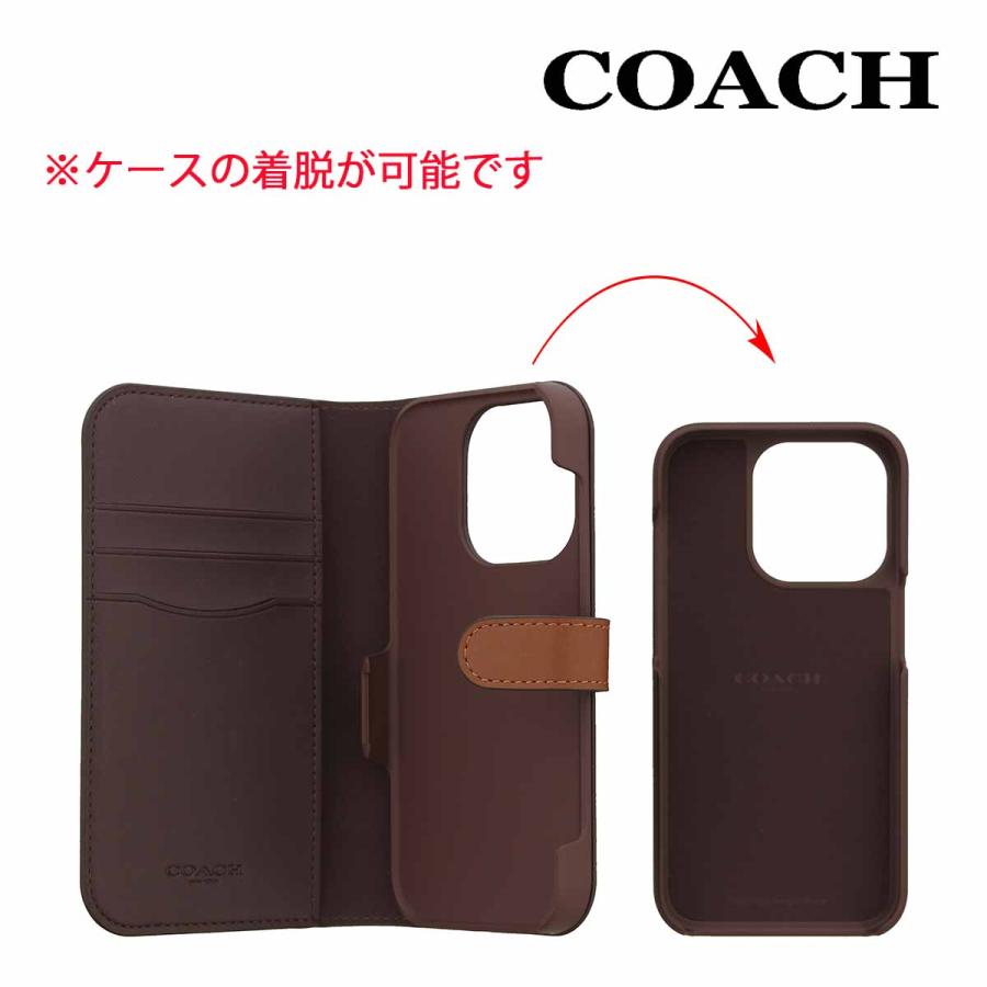COACH（コーチ） iPhone15 Pro スマホケース 小物 COACH CT669 カーキ