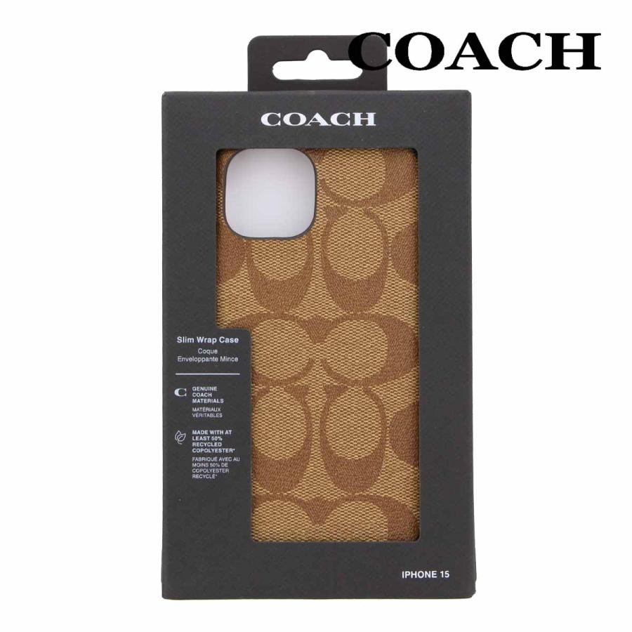 COACH（コーチ） iPhone15 スマホケース 小物 COACH CT676 カーキ
