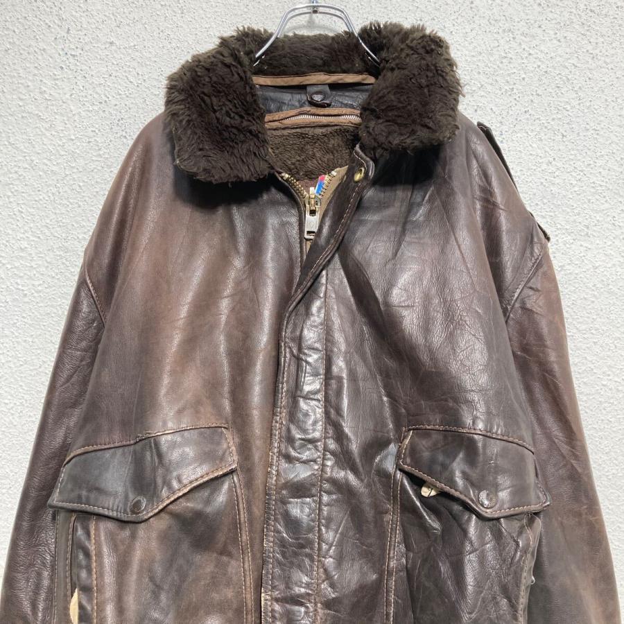 の*り様 奇跡の42size✨【米国製】schott 641 ブラウン ボア使用 の*り