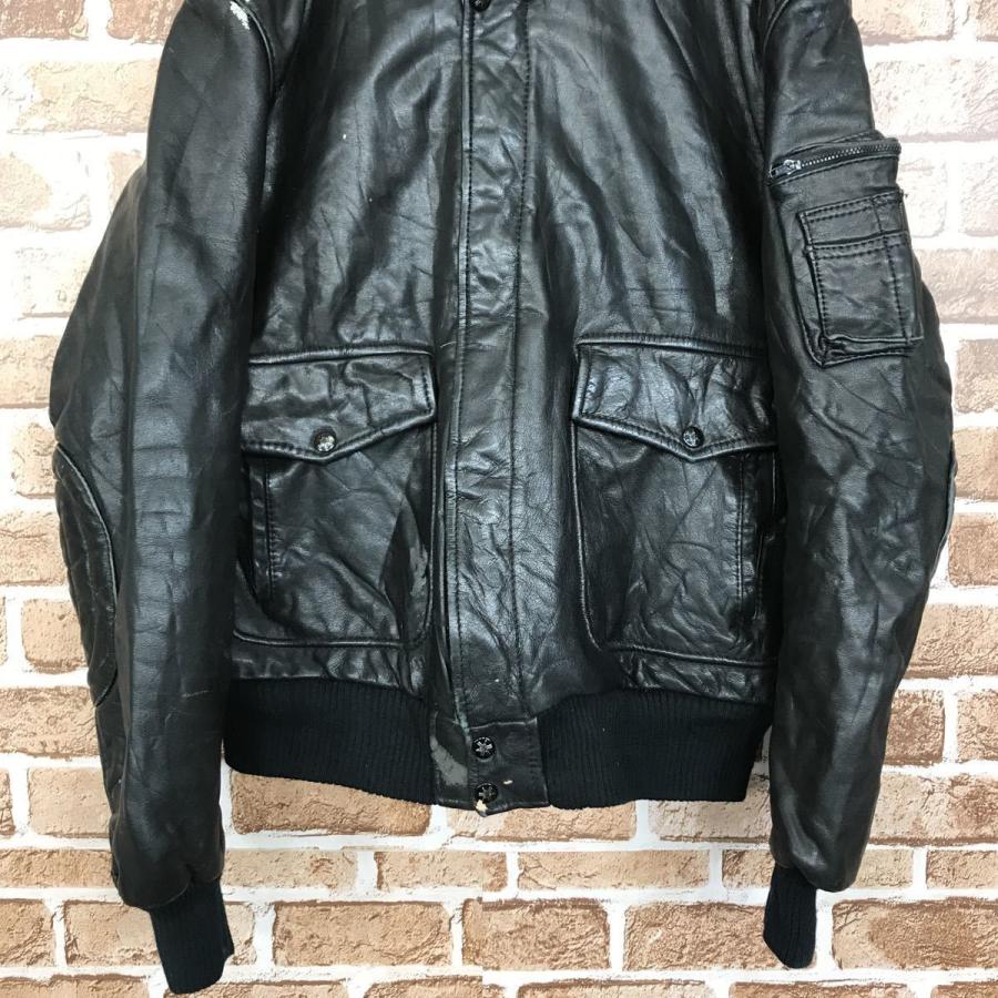 YAMAHA シングルライダースジャケット 2XLサイズ サイズ表記44 レザー