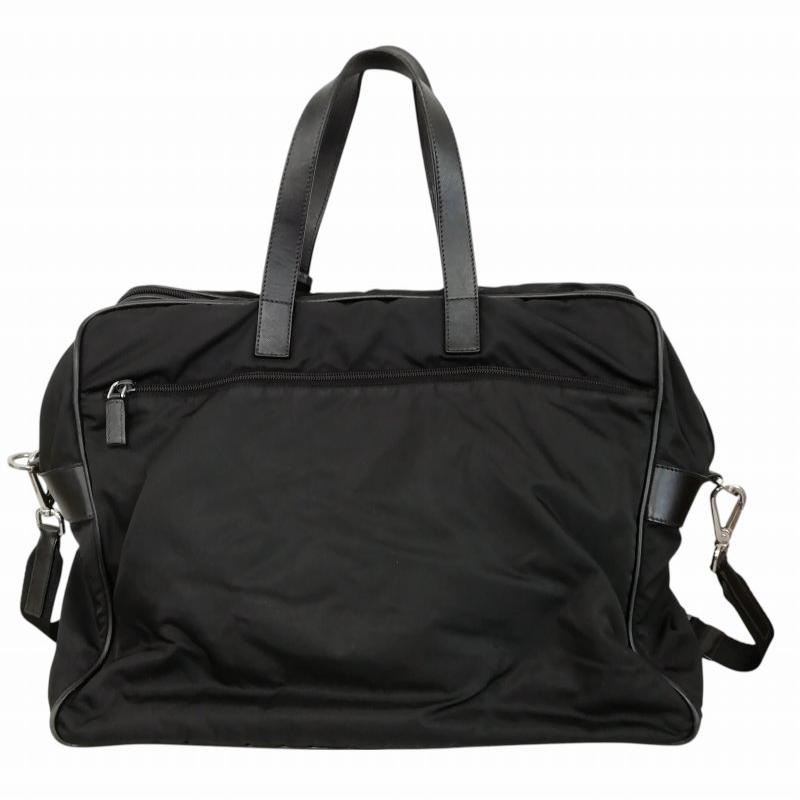 PRADA プラダ ガーメントバッグ 旅行バッグ ナイロン ブラック ショルダー