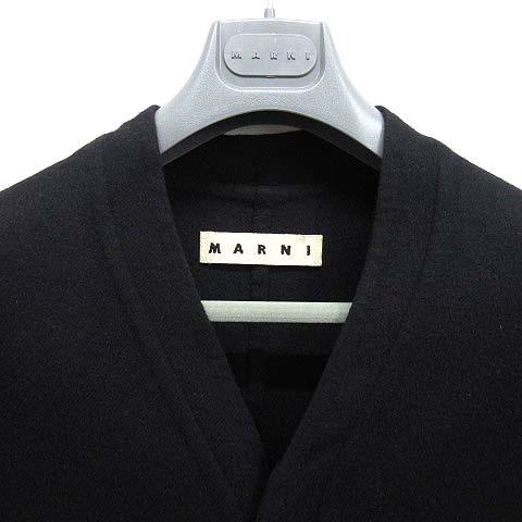 MARNI（マルニ） ノーカラー コート ウール カシミヤ アンゴラ 2015AW