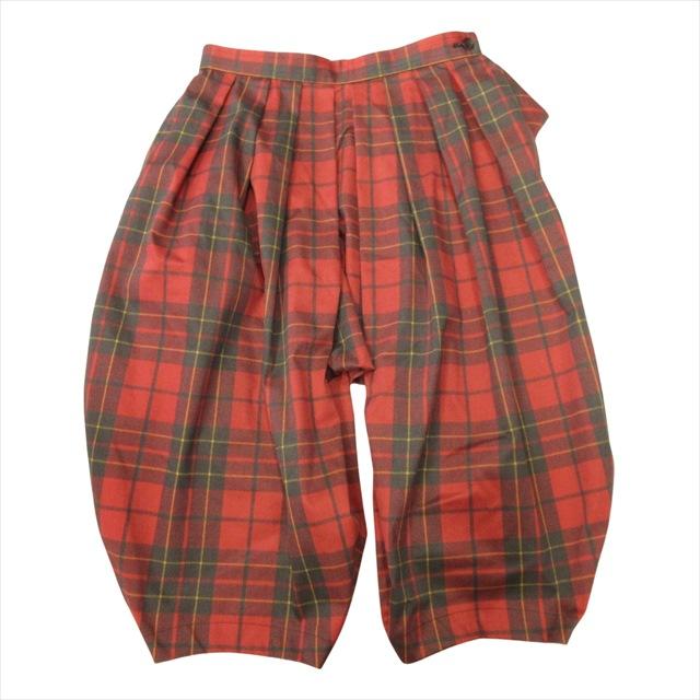 コムデギャルソン 変形 チェックパンツ 2005年 中古・古着通販】TAO