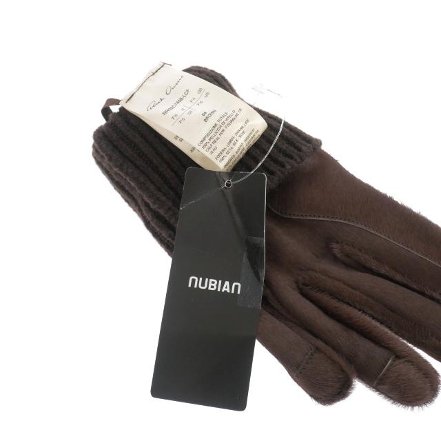未使用品 リックオウエンス Rick Owens 23AW SHORT RIBCUFF GLOVES