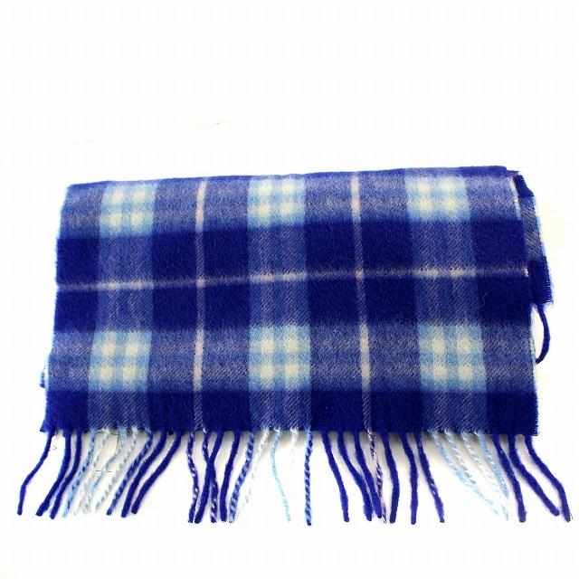 バーバリーズ Burberrys ヴィンテージ マフラー チェック カシミヤ100