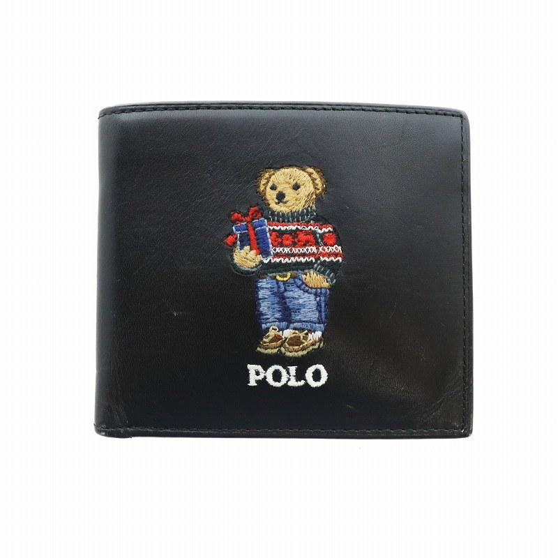 ポロ ラルフローレン POLO RALPH LAUREN 二つ折り 財布 札入れ