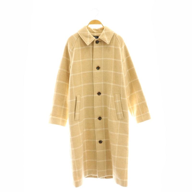 A.P.C.（アーペーセー） ステンカラーコート アウター ロング チェック