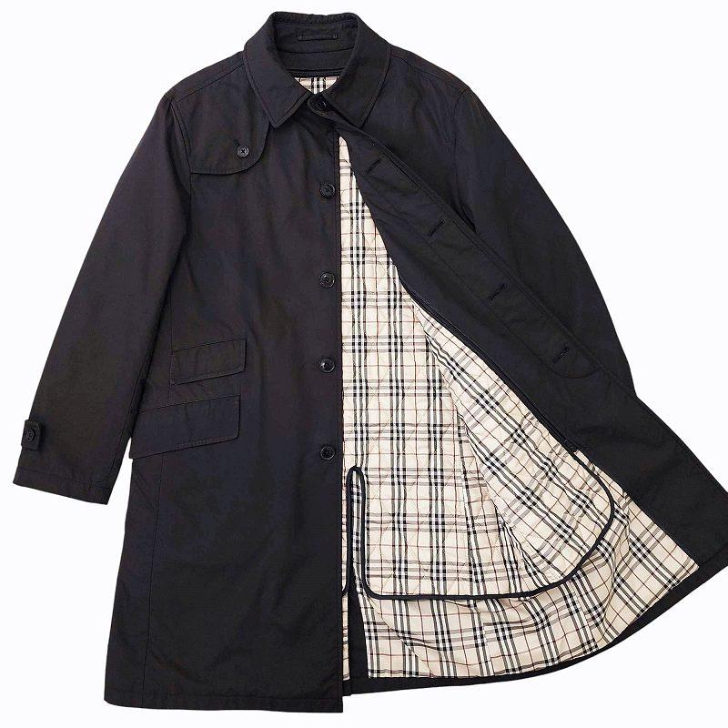 BURBERRY BLACK LABEL 長袖ジャケット ノバチェック比翼仕立て 【公式