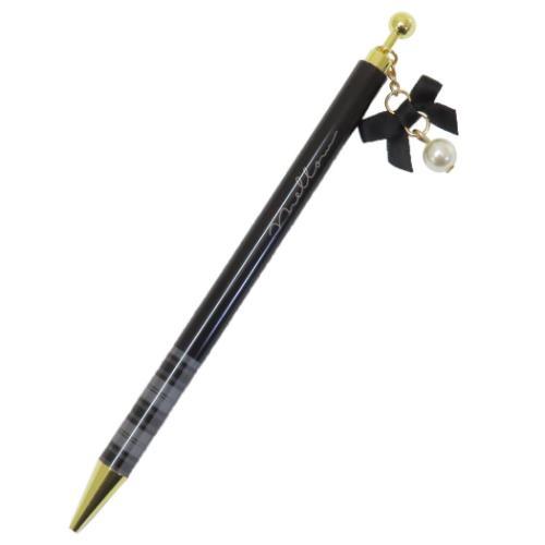 シャープペン リボンチャーム付きシャープ リボン ブラック クーリア