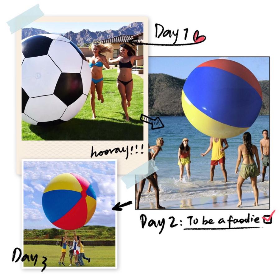 150cm]VeroMan 超巨大 ジャイアント ビーチボール インフレータブル 海