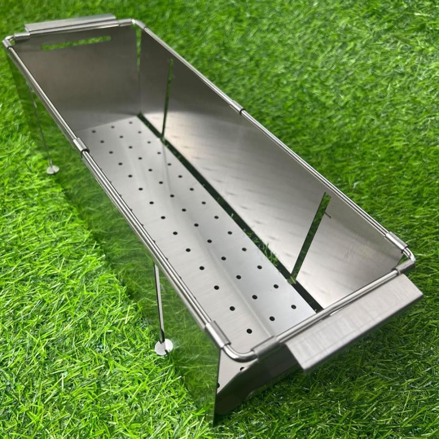 IGTテーブル用 折り畳み式ステンボックス 0.5ユニット天板付き 収納