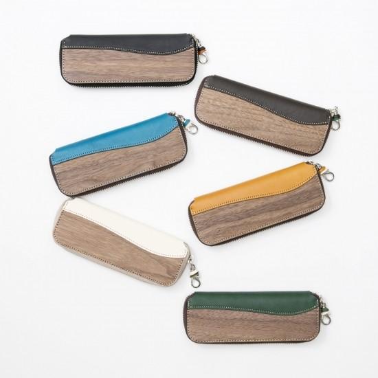 VARCO（ヴァーコ） VARCO REALWOOD Zip pen case ペンケース メンズ