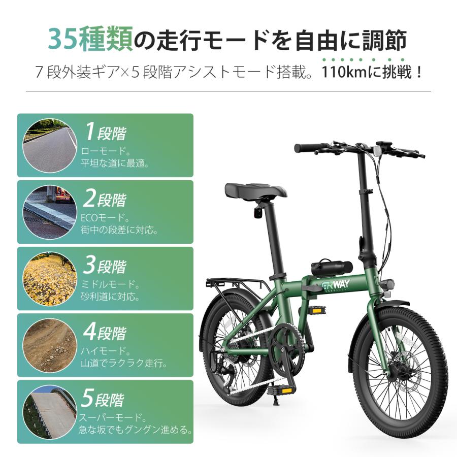 Erway 01 折りたたみ自転車 中古 サドル・箱付き Erway 01 折りたたみ