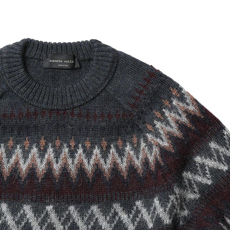 ROBERTO COLLINA（ロベルトコリーナ） ニット ジャカード 秋冬