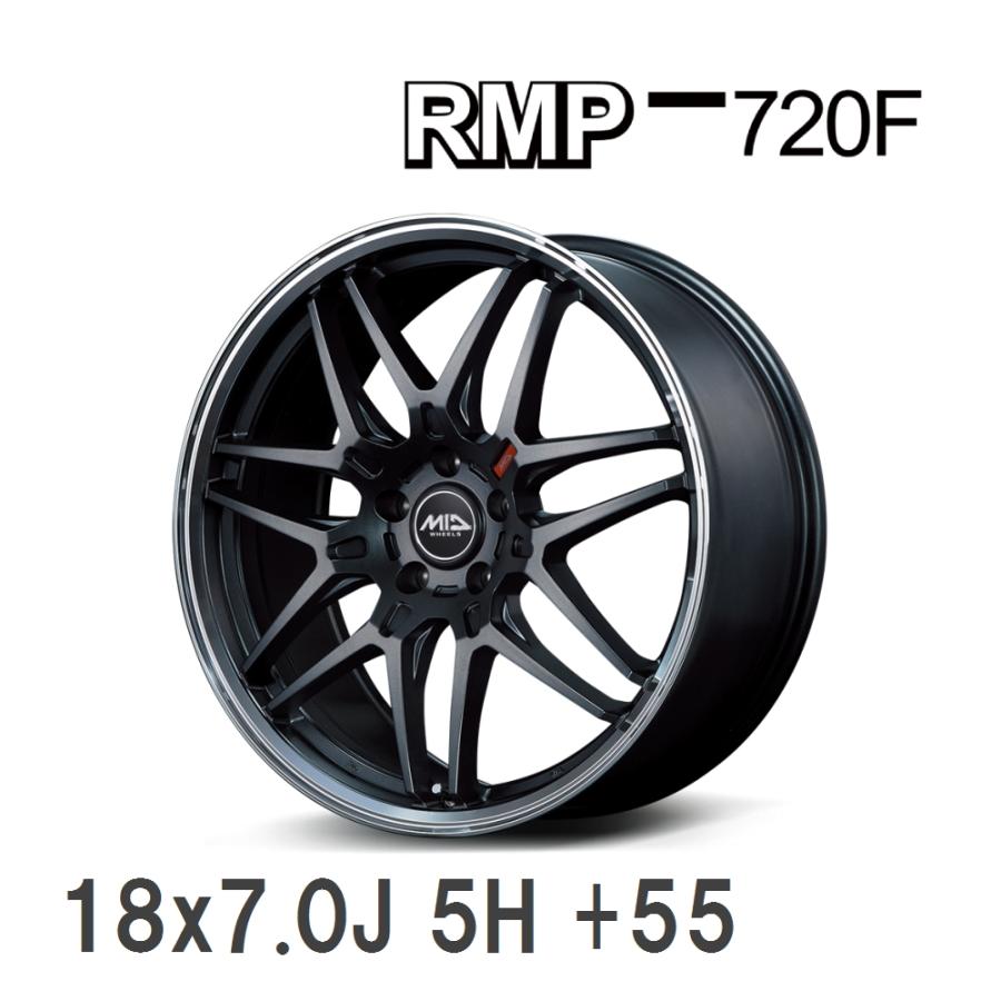 マルカサービス 【MID/マルカサービス】 RMP 720F 18x7.0J +55 114 5H