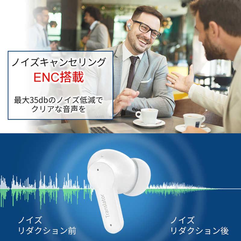 ウェザリージャパン 144カ国の言語を翻訳可能なワイヤレスイヤホン型