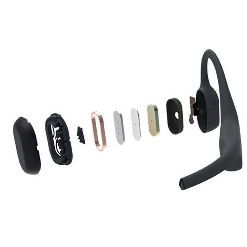 SHOKZ 骨伝導イヤホン OpenRun Mini Black [リモコン・マイク対応 /骨