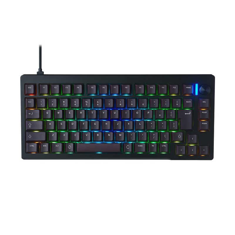 プリンストン CNCフルアルミ 75％ゲーミングメカニカルキーボード(日本