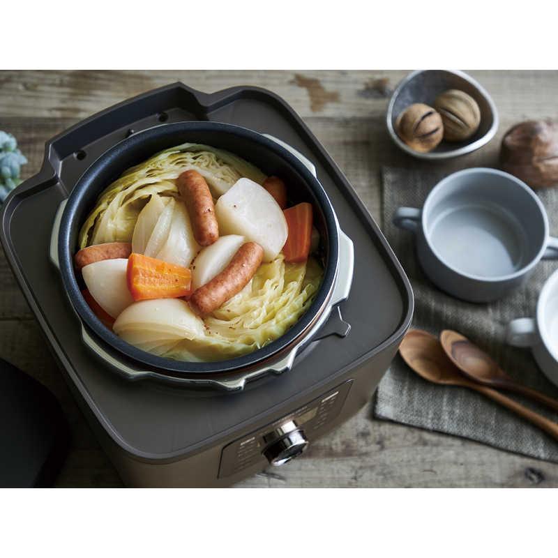 コイズミ KOIZUMI マイコン電気圧力鍋 グレー KSC3503H : コジマYahoo