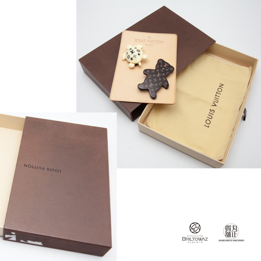 美品 ルイヴィトン LOUIS VUITTON ブローチ 熊 亀 クマ カメ 2025年