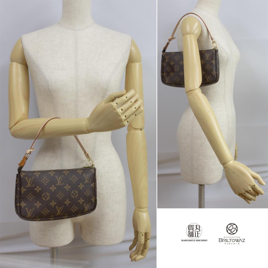 ルイヴィトン アクセサリーポーチ アクセソワール ショルダーストラップ付