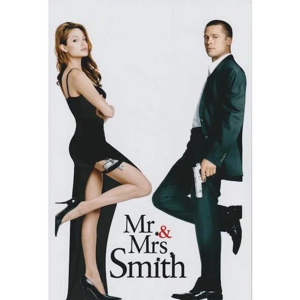 ほぼA4サイズ) Mr.&Mrs. スミス ブラッドピット アンジェリーナ