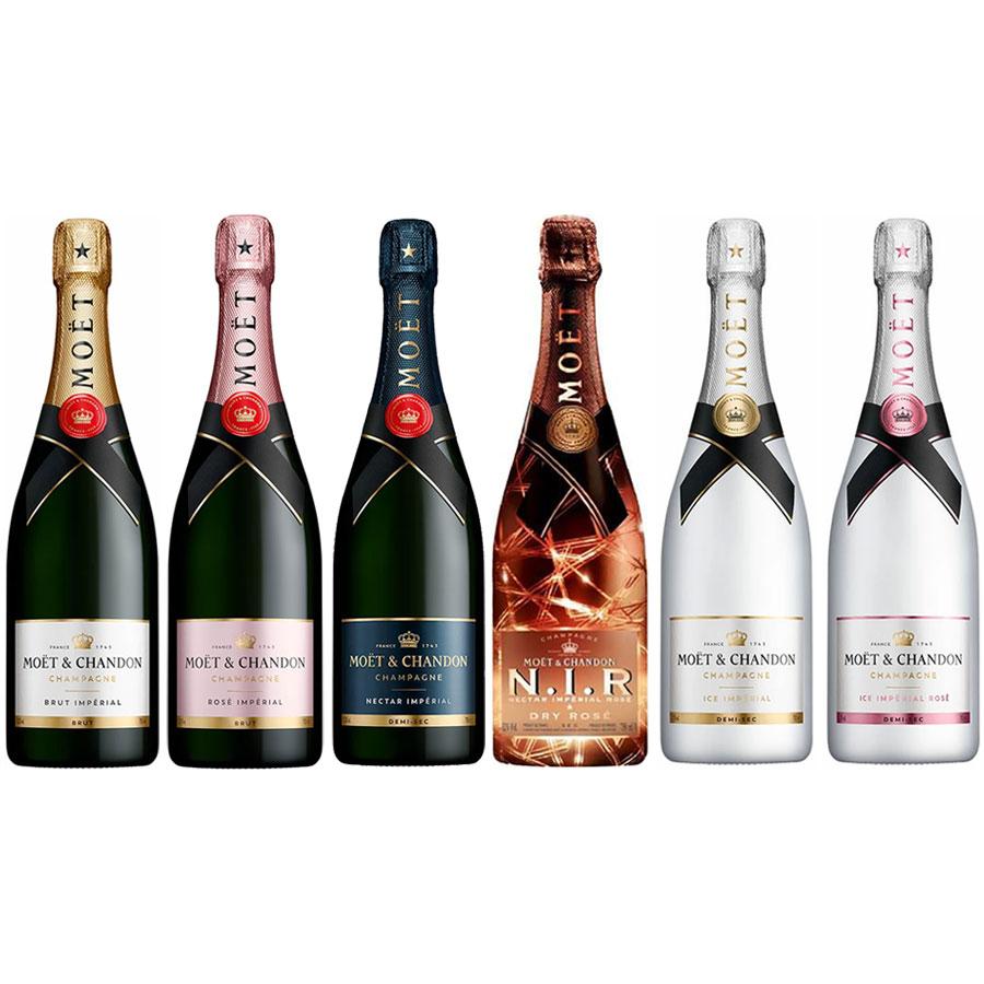 モエ アンペリアル エ シャンドン 6本飲み比べセット 正規品 750ml