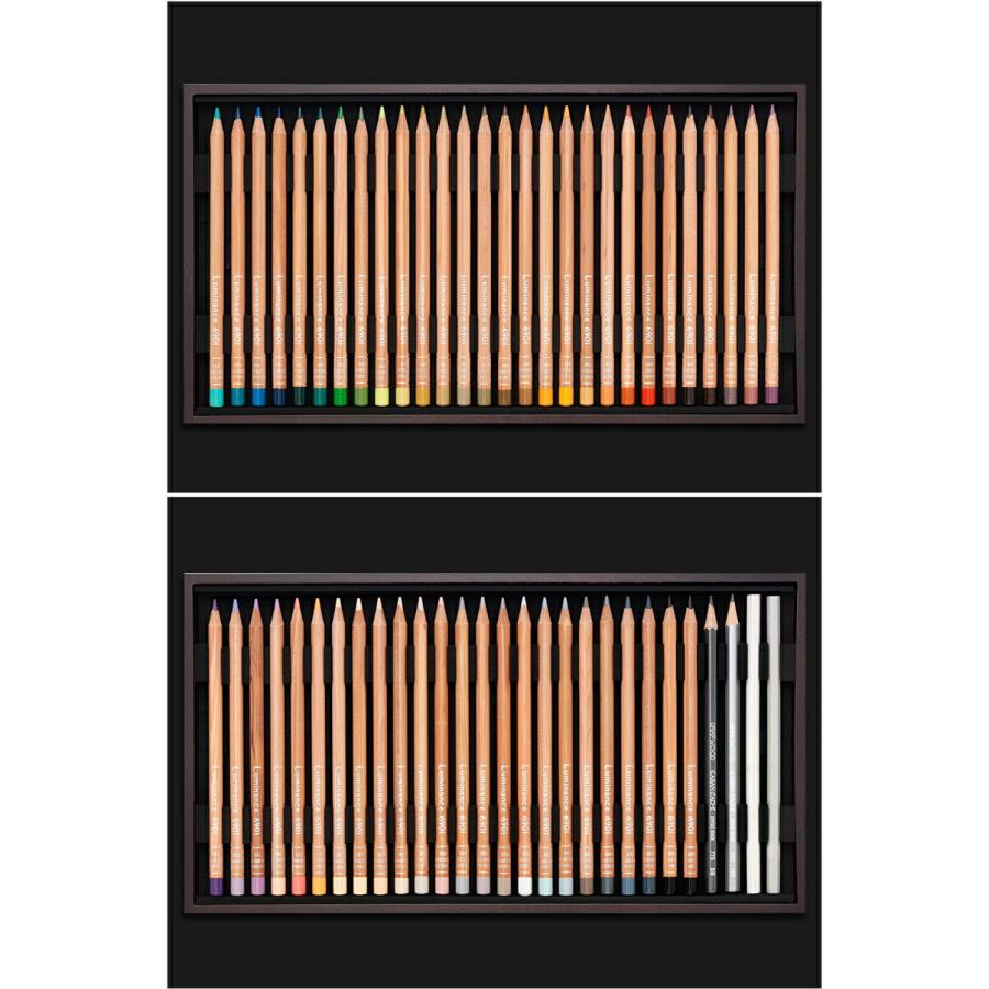 CARAN d'ACHE（カランダッシュ） 油性色鉛筆 ルミナンス 76色セット 木