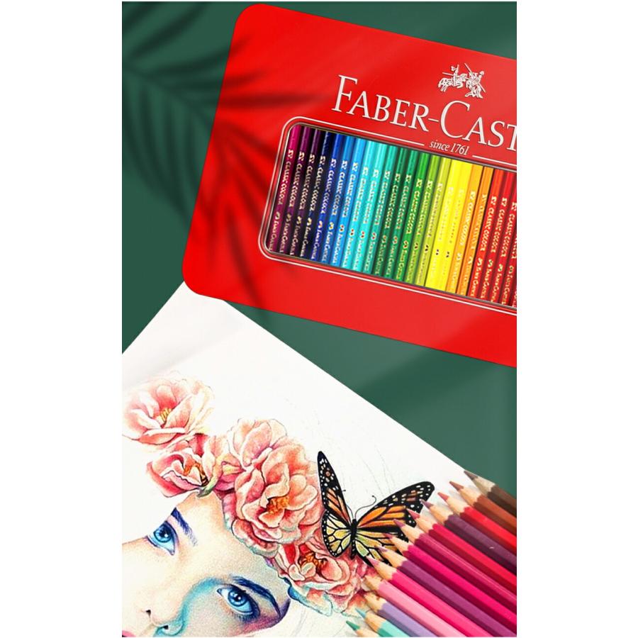 ファーバーカステル Faber-Castell 油性色鉛筆 60色 赤缶 115865