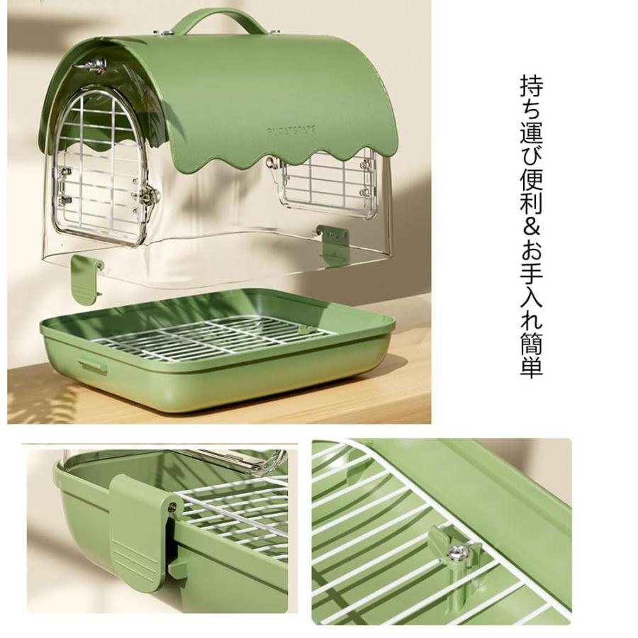 チカアクリルバードキャリー鳥かごキャリーケースキャリーバッグ チカ