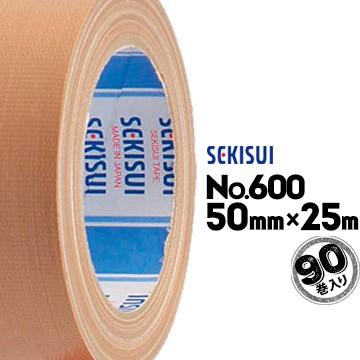 セキスイ 布テープ No.600 黄土 50mm×25m 90巻 : マモルデ - 通販