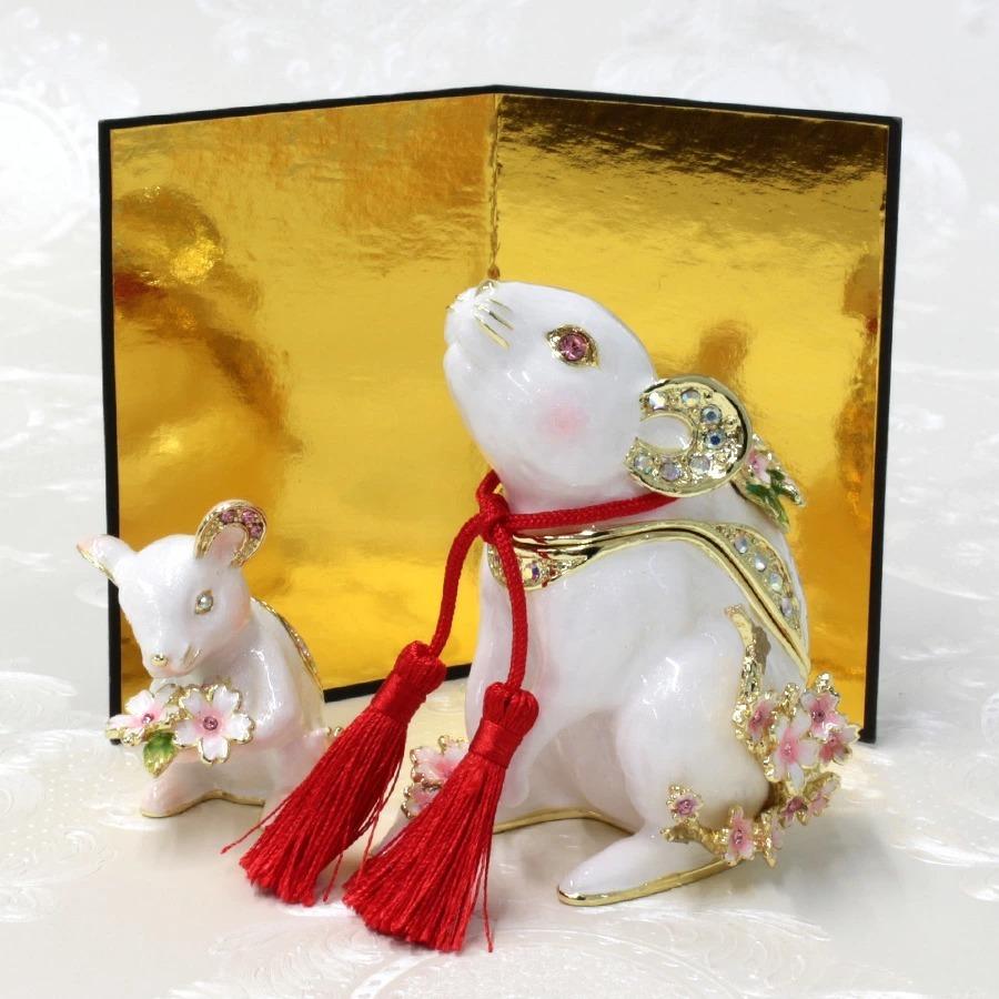 東京銀座PICALS 【正規品】 福ねずみ ネズミ さくら 小物入れ おしゃれ