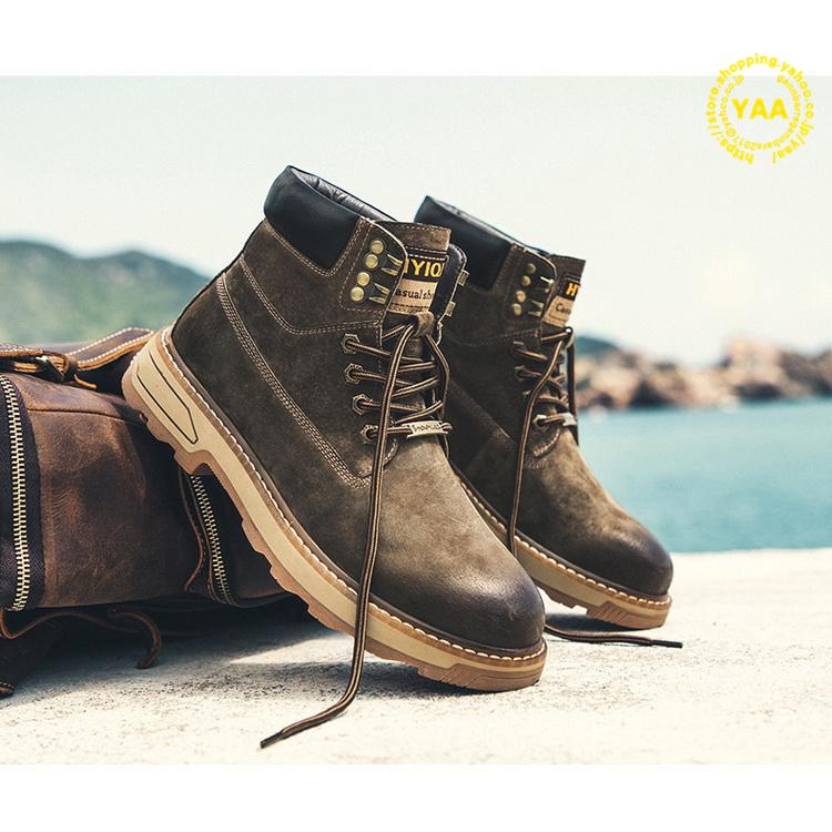 ミリタリーブーツ メンズ ブーツ ワークブーツ 本革 スエード