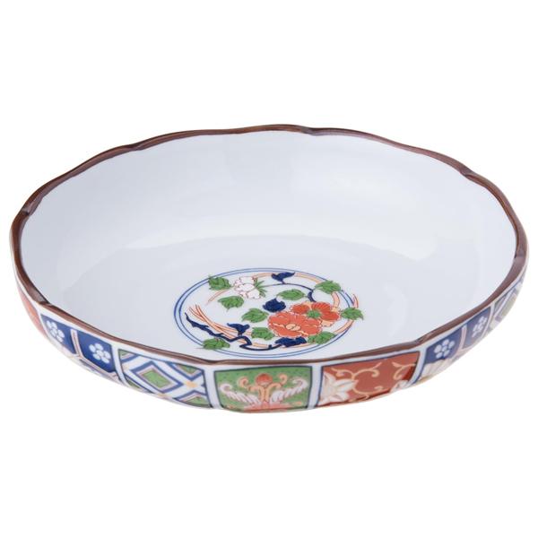 五寸皿 (5枚セット) 古伊万里菊割 有田焼 西日本陶器 / 日本製 花柄 和