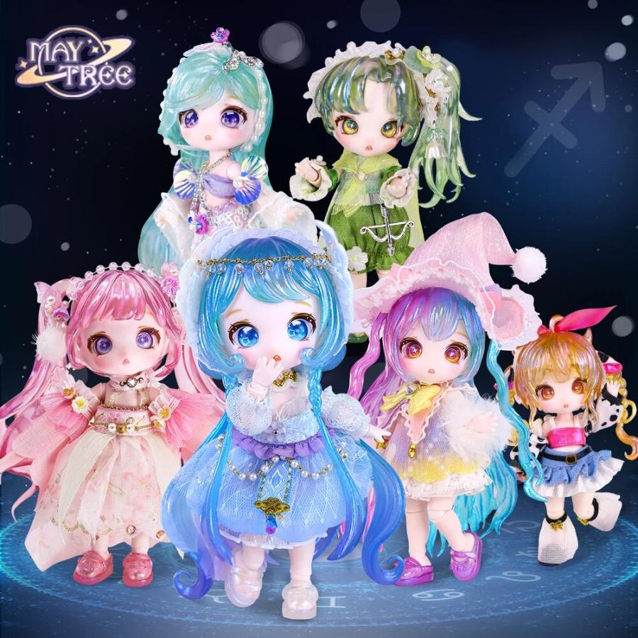 MAYTREE 星座シリーズ ドール オビツ11 人形 本体 アウトフィット 13cm